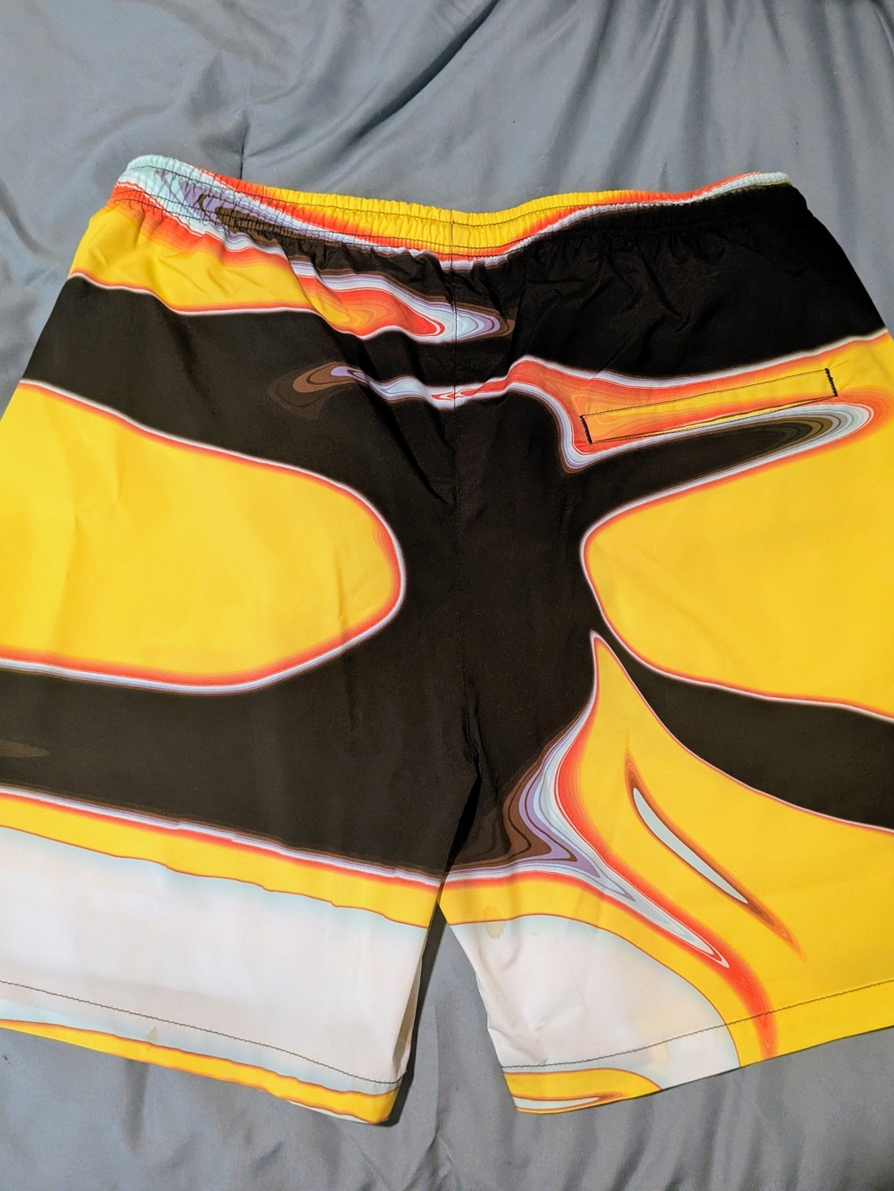 Ambush Bold Yellow & Black Men's Swim Shorts